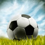 Soccer Ball Resting on Grass