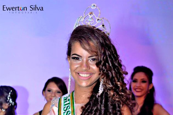 Ana Rafaela Miss Teen do Miss e Mister RN Infantil 2016